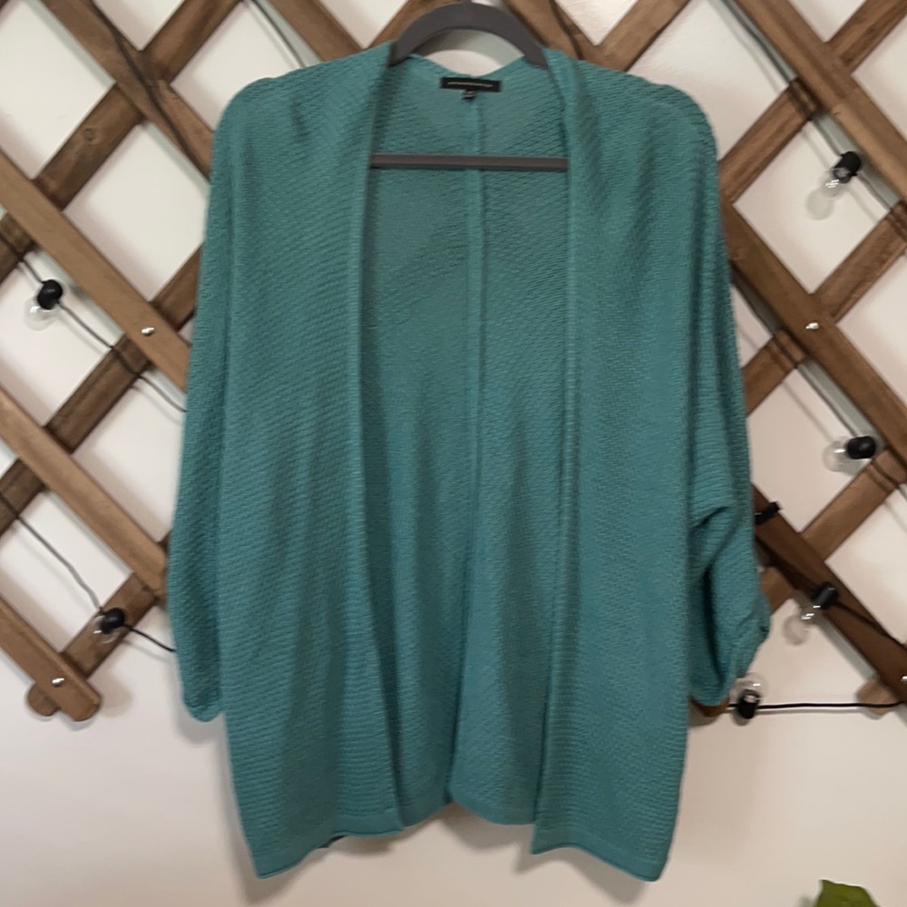 Teal Sweater Kimono